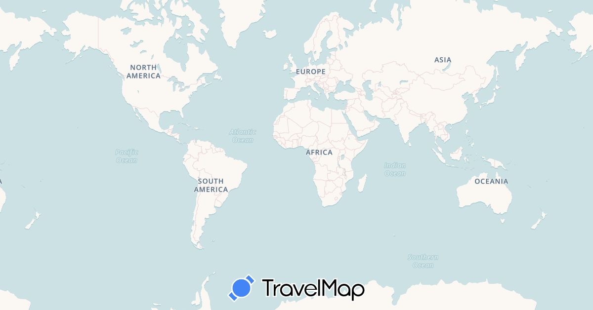 TravelMap itinerary: driving, hiking, flug, bus, zug, shinkansen in Austria, Japan, Luxembourg (Asia, Europe)